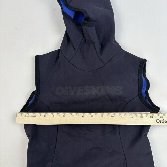 VTG Diveskins by Oztex Black Hooded Dive Vest Top Scuba Women's Size Small S - Picture 3 of 12